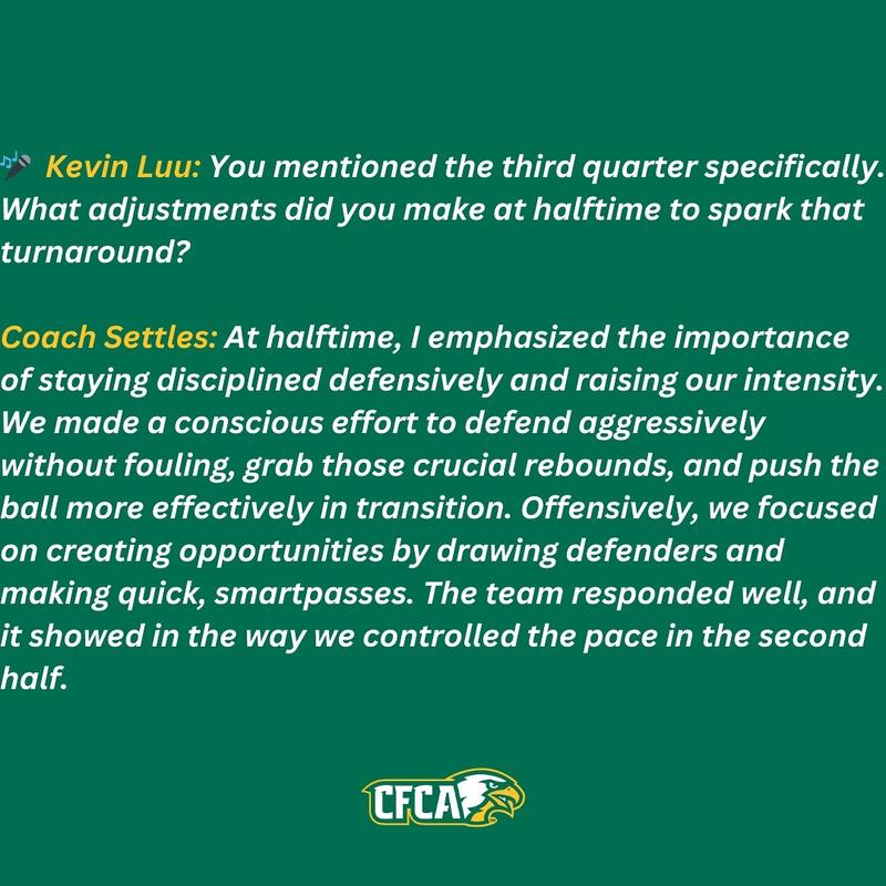 Interview question card about halftime adjustments